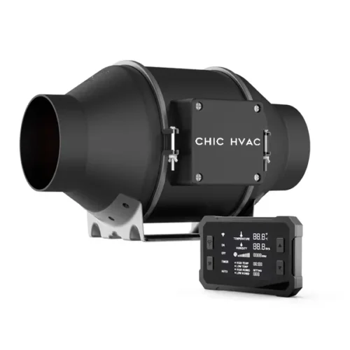 EC Inline Fan With Thermo-hygrometric-1 EC Inline Fan With Thermo-hygrometric